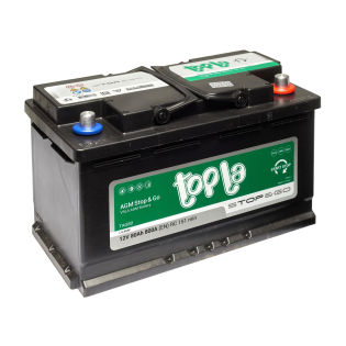 Аккумулятор Topla 80 Ah 12 V 800A (-/+) AGM Euro 315*175*190 (114080) Аккумулятор Topla 80 Ah 12 V 800A (-/+) AGM Euro 315*175*190 (114080)