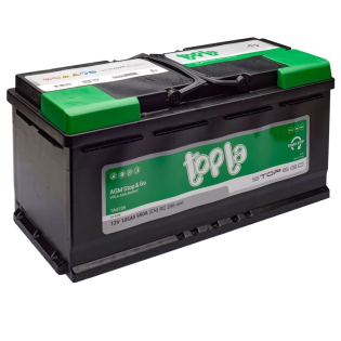 Аккумулятор Topla 105 Ah 12 V 950 A (-/+) AGM - Euro 394*175*190 (114 105) Аккумулятор Topla 105 Ah 12 V 950 A (-/+) AGM - Euro 394*175*190 (114 105)