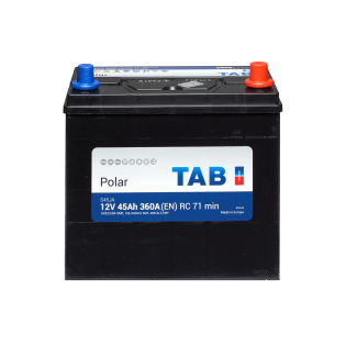 Аккумулятор TAB 45 Ah 12 V 360 A (-/+) Polar Japan 237*127*205 (226) (246 845) Аккумулятор TAB 45 Ah 12 V 360 A (-/+) Polar Japan 237*127*205 (226) (246 845)