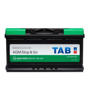 Аккумулятор TAB 95 Ah 12 V 850 A (-/+) AGM - Euro 353*175*190 (213 090) Аккумулятор TAB 95 Ah 12 V 850 A (-/+) AGM - Euro 353*175*190 (213 090)