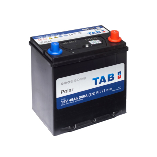 Аккумулятор TAB 45 Ah 12 V 360 A (-/+) Polar Japan 196*134*205 (226) (246 145) Аккумулятор TAB 45 Ah 12 V 360 A (-/+) Polar Japan 196*134*205 (226) (246 145)