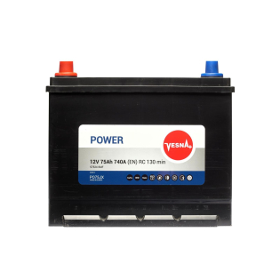 Аккумулятор Vesna 75 Ah 12 V 740A (+/-) Power JIS Asia 259*175*200 (221) (415775) Аккумулятор Vesna 75 Ah 12 V 740A (+/-) Power JIS Asia 259*175*200 (221) (415775)