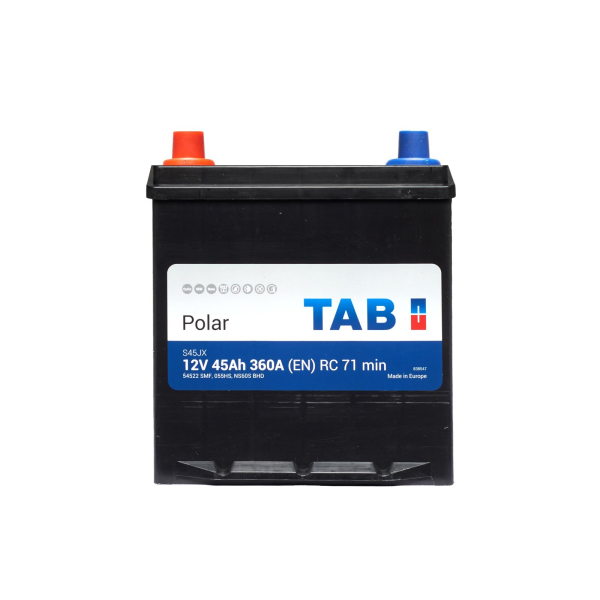 Акумулятор TAB 45 Ah 12 V 360 A (+/-) Polar Japan 196*134*205 (226) (246 545)