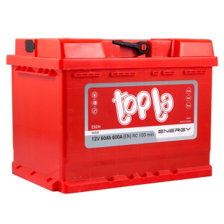 Аккумулятор Topla 60 Ah 12 V 600 A (-/+) Energy Euro 242*175*190 (108 060) Аккумулятор Topla 60 Ah 12 V 600 A (-/+) Energy Euro 242*175*190 (108 060)