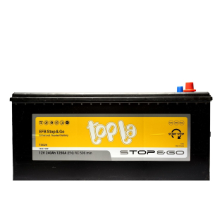 Аккумулятор Topla 240 Ah 12 V 1250 A (+/-) EFB Truck Asia Грузовой (454612) Аккумулятор Topla 240 Ah 12 V 1250 A (+/-) EFB Truck Asia Грузовой (454612)