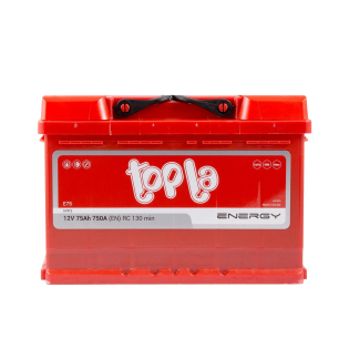 Аккумулятор Topla 75 Ah 12 V 750A (-/+) Energy Euro 278*175*190 (108275) Аккумулятор Topla 75 Ah 12 V 750A (-/+) Energy Euro 278*175*190 (108275)