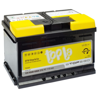 Аккумулятор Topla 65 Ah 12 V 650 A (-/+) EFB - Euro 278*175*175 (112 065) Аккумулятор Topla 65 Ah 12 V 650 A (-/+) EFB - Euro 278*175*175 (112 065)