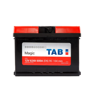 Аккумулятор TAB 62 Ah 12 V 600 A (-/+) Magic Euro 242*175*175 (189 063) Аккумулятор TAB 62 Ah 12 V 600 A (-/+) Magic Euro 242*175*175 (189 063)