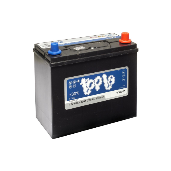 Акумулятор Topla 55 Ah 12 V 490 A (-/+) Energy Japan 237*134*205 (226) (118 255)