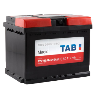 Аккумулятор TAB 66 Ah 12 V 640 A (-/+) Magic Euro 242*175*190 (189 065) Аккумулятор TAB 66 Ah 12 V 640 A (-/+) Magic Euro 242*175*190 (189 065)