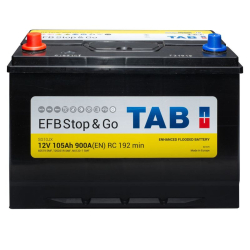 Акумулятор TAB 105 Ah 12 V 900 A (+/-) EFB Polar Japan 303*174*198 (218) (212 105) Акумулятор TAB 105 Ah 12 V 900 A (+/-) EFB Polar Japan 303*174*198 (218) (212 105)