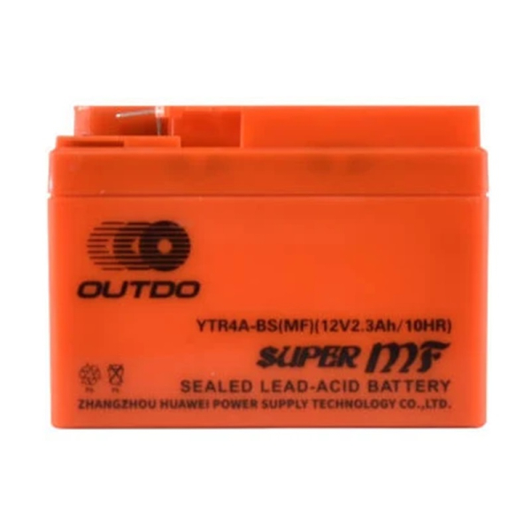 Акумулятор для мото Outdo 2,3 Ah 12 V 35 A -/+ YTR4A-BS GEL 115*49*86 (HCOMF2,3-1GG)
