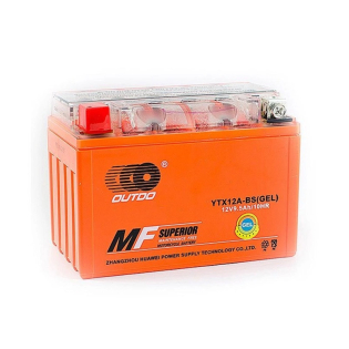 Акумулятор для мото Outdo 9,5 Ah 12 V 200 A +/- YT12A-BS 150*87*105 GEL (HCOG-9,5-0) Акумулятор для мото Outdo 9,5 Ah 12 V 200 A +/- YT12A-BS 150*87*105 GEL (HCOG-9,5-0)