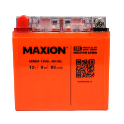 Аккумулятор для мото MAXION 9 Ah 12 V 85 А (+/-) Gel 135*75*139 (MXBM-12N9L-BS Gel) Аккумулятор для мото MAXION 9 Ah 12 V 85 А (+/-) Gel 135*75*139 (MXBM-12N9L-BS Gel)