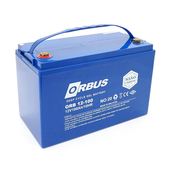 Аккумулятор ORBUS 100 Ah 12 V GEL тяговый 330*171*214 (28636)
