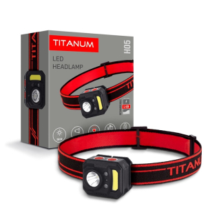 Налобний світлодіодний ліхтарик TITANUM TLF-H05 250 Lm 6500 K Налобний світлодіодний ліхтарик TITANUM TLF-H05 250 Lm 6500 K