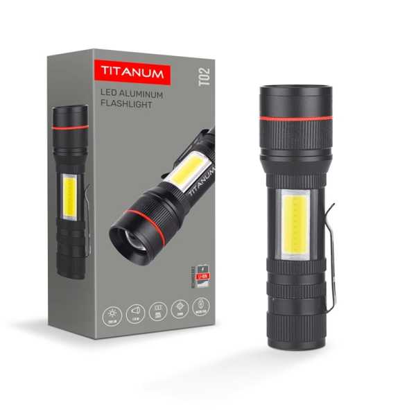 Портативний світлодіодний ліхтарик TITANUM TLF-T02 200 Lm 6500 K