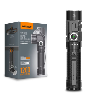 Портативний світлодіодний ліхтарик VIDEX VLF-A105RH 1200 Lm 5000 K Портативний світлодіодний ліхтарик VIDEX VLF-A105RH 1200 Lm 5000 K