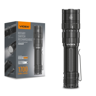 Портативний світлодіодний ліхтарик VIDEX VLF-A156R 1700 Lm 6500 K Портативний світлодіодний ліхтарик VIDEX VLF-A156R 1700 Lm 6500 K