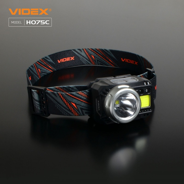Налобный светодиодный фонарик VIDEX VLF-H075С 500 Lm 5000 K