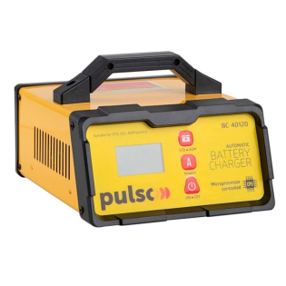 Зарядний пристрій PULSO BC-40120 12 24 V /2-5-10 A / 5-190 AHR / LCD / Iмпульсний Зарядний пристрій PULSO BC-40120 12 24 V /2-5-10 A / 5-190 AHR / LCD / Iмпульсний