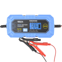 BREVIA Зарядное устройство АКБ BREVIA 4A, 6V/12V, 4-120Ah BREVIA Зарядное устройство АКБ BREVIA 4A, 6V/12V, 4-120Ah