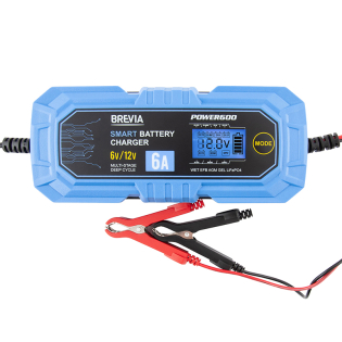 BREVIA Зарядное устройство АКБ BREVIA 6 A, 6 V / 12 V, 4-150 Ah