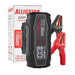 ALLIGATOR Пусковое устройство 1000A/2000A 22000mAh ALLIGATOR Пусковое устройство 1000A/2000A 22000mAh