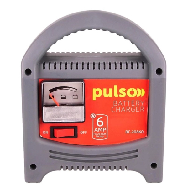 Зарядное устройство PULSO BC-20860 12 V / 6 A / 20-80 AHR / стрел.индик. (BC-20860)