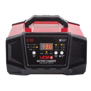 Пуско-зарядний пристрій VOIN VL-150 6 12 V / 2A - 8A - 15A / Start - 100A / 8-180AHR / LCD індик. Пуско-зарядний пристрій VOIN VL-150 6 12 V / 2A - 8A - 15A / Start - 100A / 8-180AHR / LCD індик.